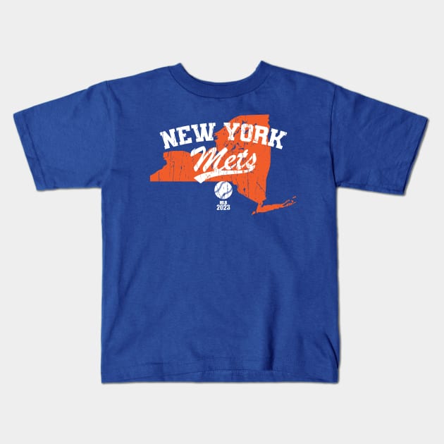 New York - The Metropolitans - 2023 Kids T-Shirt by Nagorniak